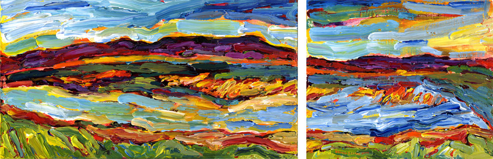 Brenda J. Clark Gallery - Paintings: Halik's Alligator Hill—two part ...